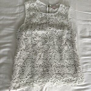 Nanette Lepore Eyelet Tank Top Blouse